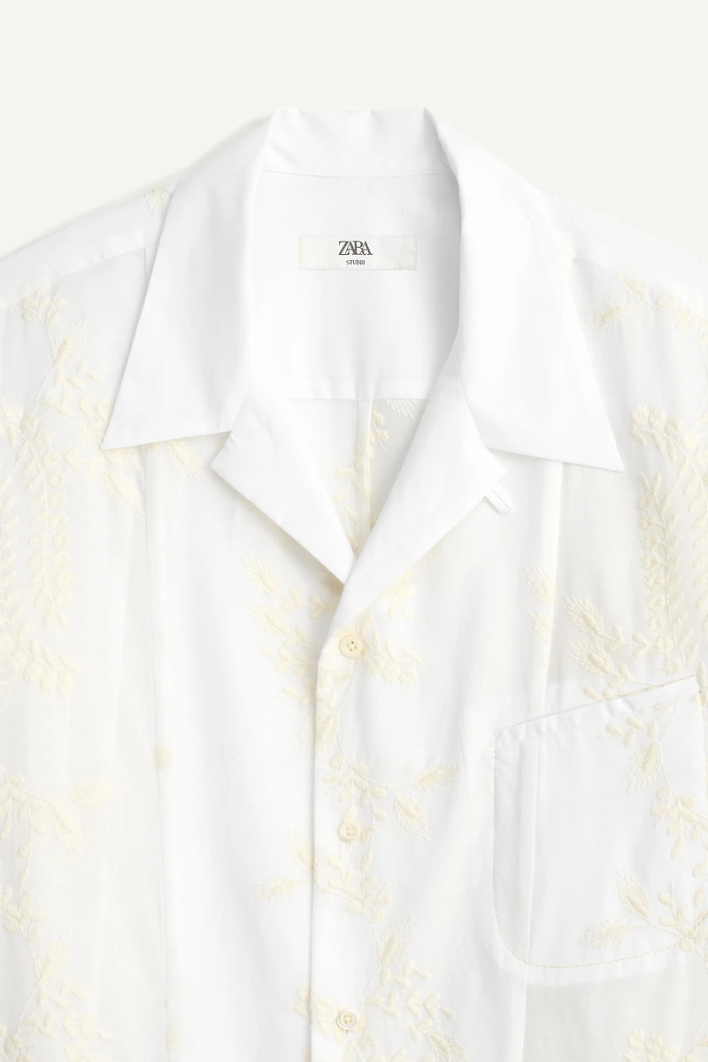 CHEMISE RELAXED FIT BRODERIES