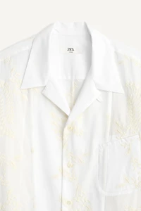 CHEMISE RELAXED FIT BRODERIES