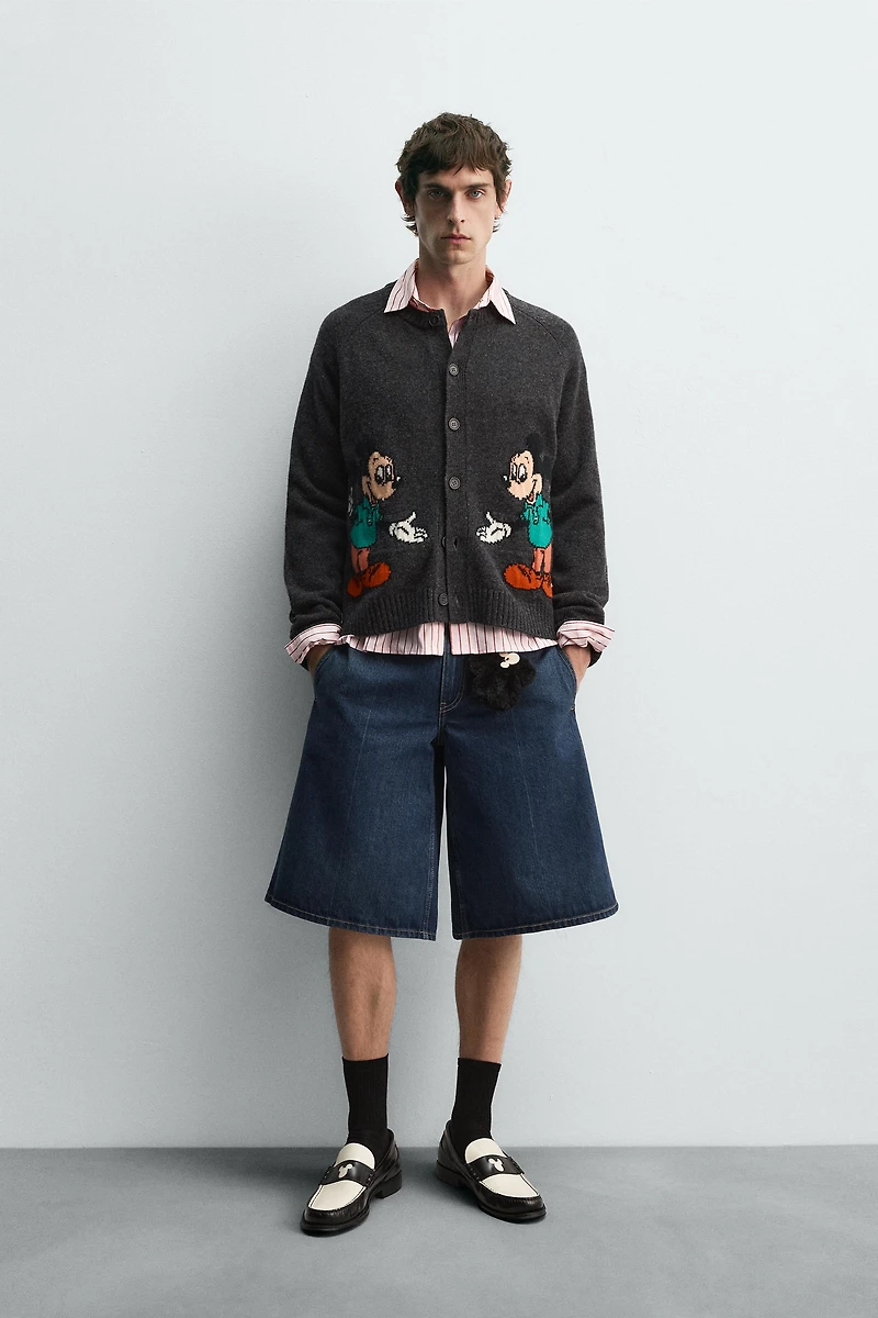 MICKEY MOUSE WOOL CARDIGAN HARRY LAMBERT FOR ZARA X DISNEY
