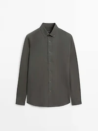 Regular fit cotton shirt