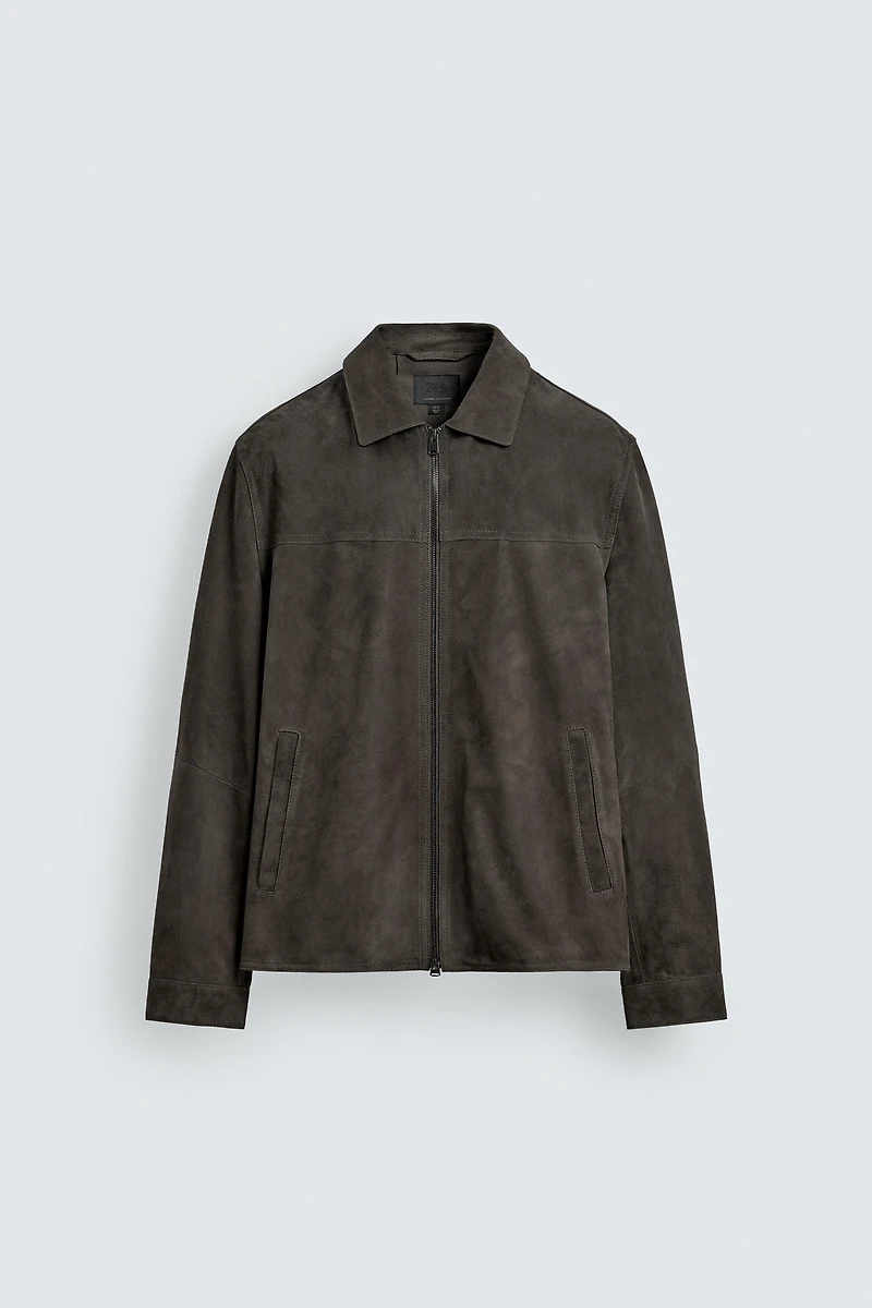 SUEDE LEATHER JACKET