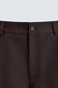 PANTALON BALLOON FIT À PLIS