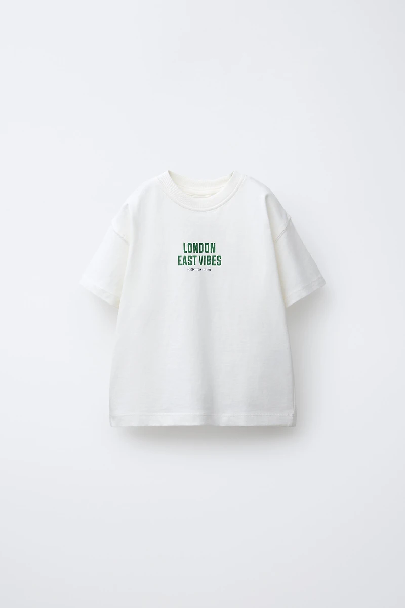 TEXT JOGGING T-SHIRT