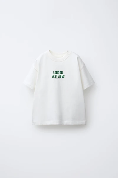 TEXT JOGGING T-SHIRT