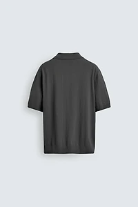 KNIT COTTON SHIRT
