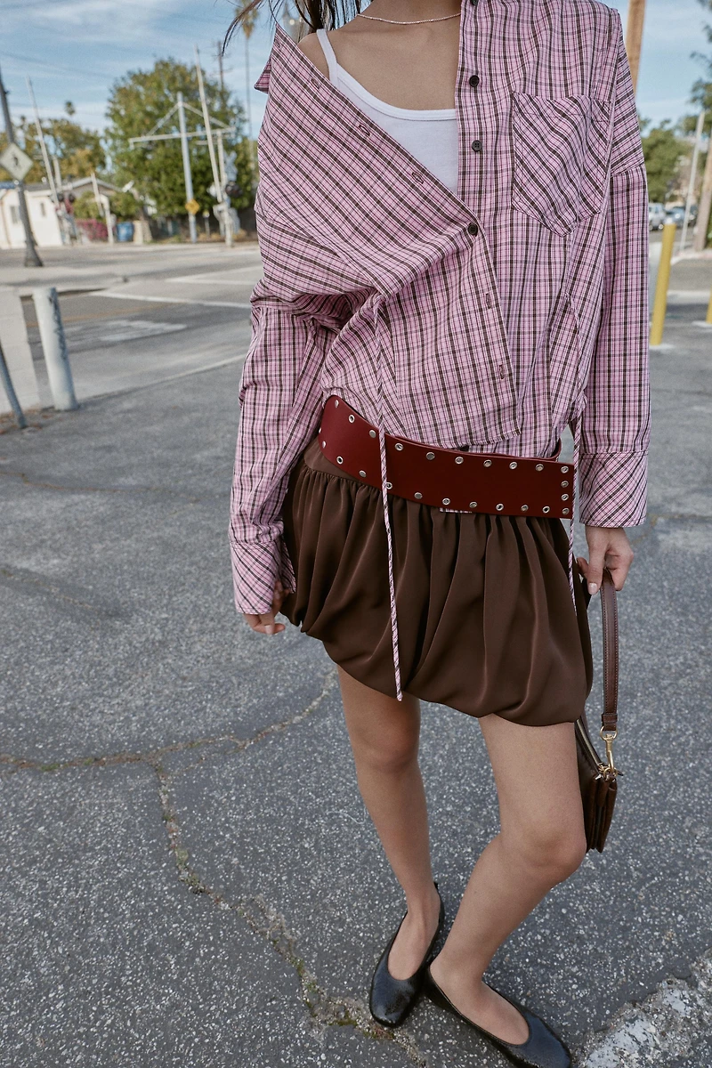 BALLOON MINI SKIRT