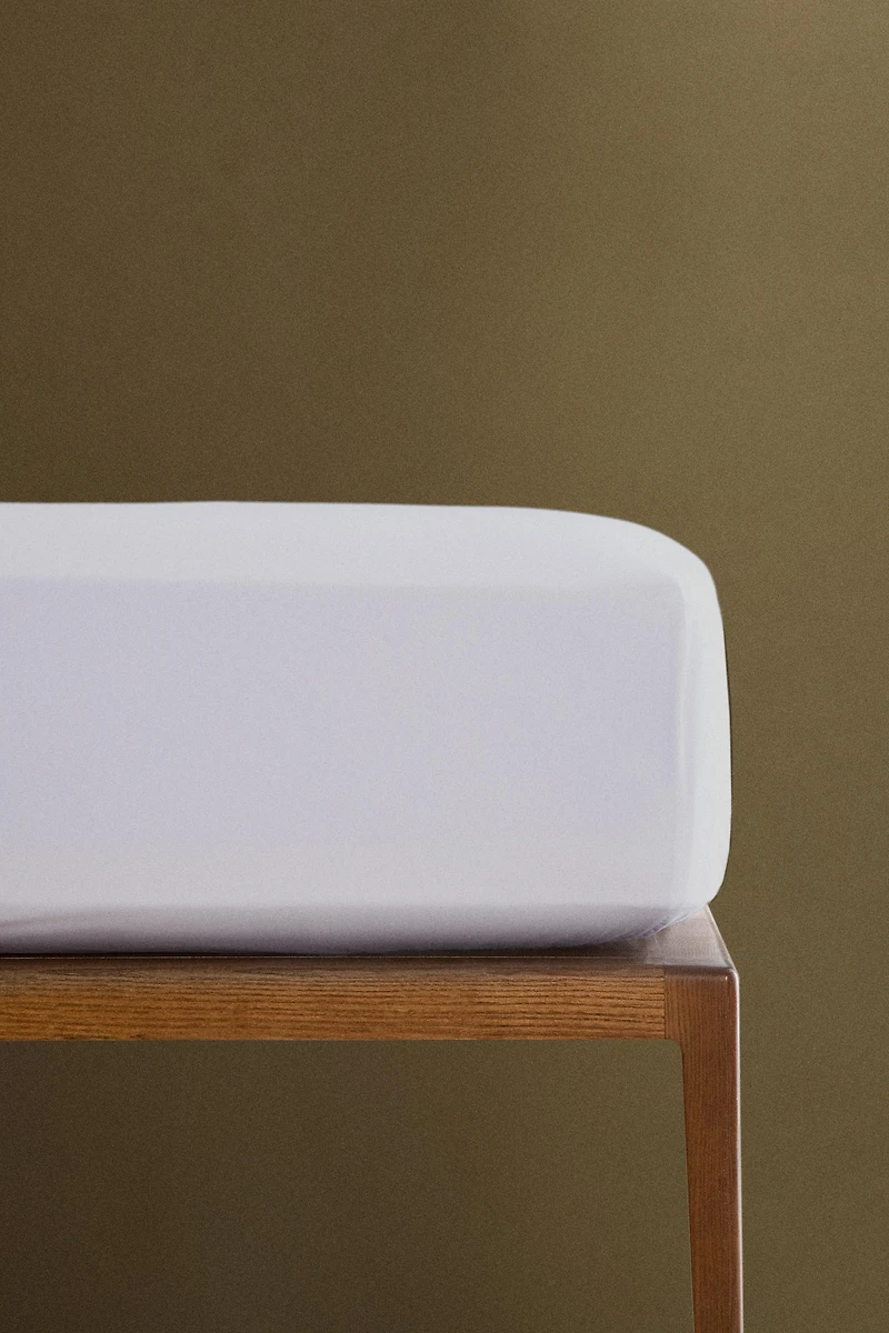 DRAP-HOUSSE COTON PERCALE | 30 CM DE HAUT (800 FILS)