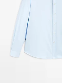 Chemise regular en coton mélangé