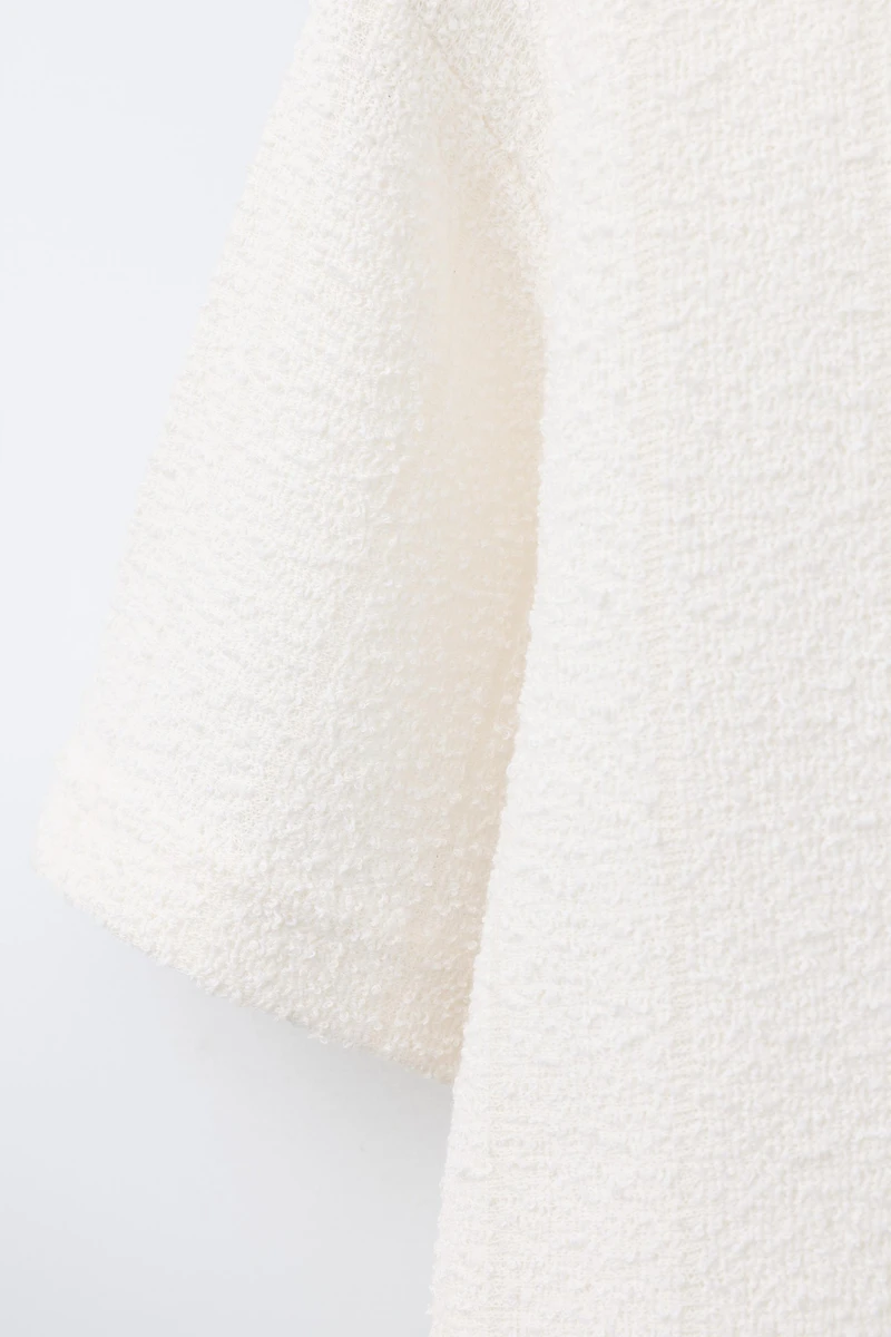 TEXTURED RUSTIC SPREAD COLLAR SHIRT