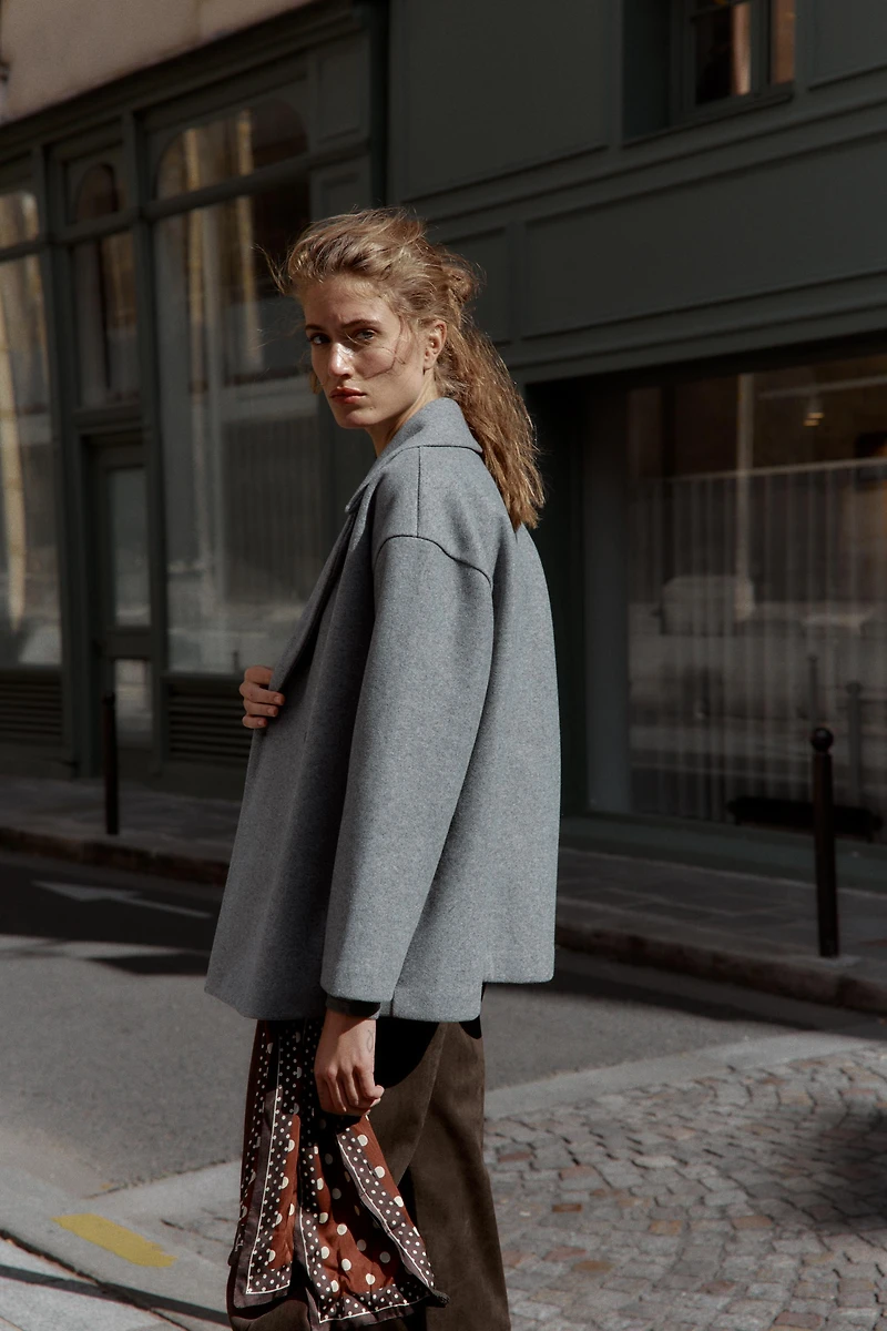 SOFT DOUBLE-BREASTED COAT