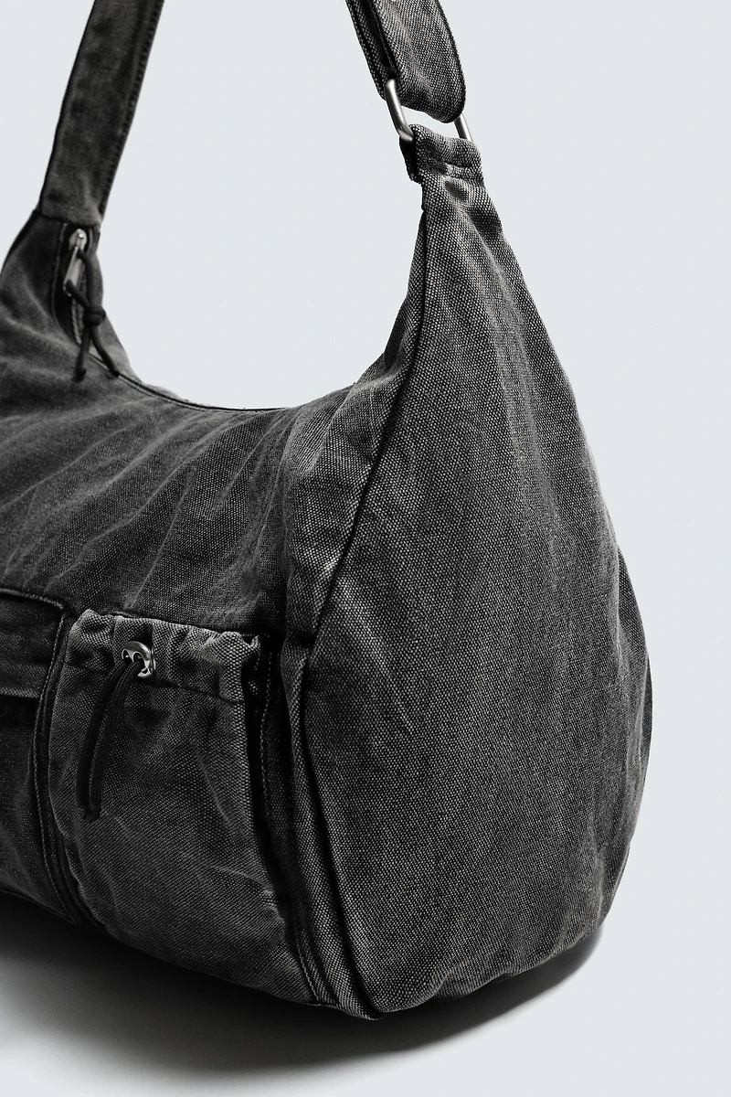 MULTI-POCKET DENIM BAG
