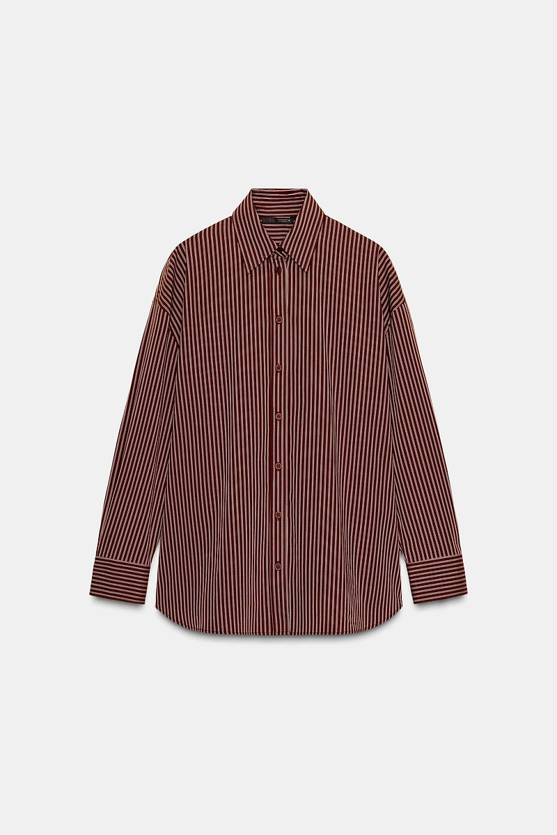 ZW COLLECTION LIMITED EDITION STRIPED SILK SHIRT