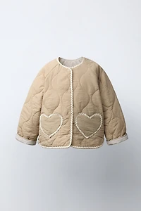 HEART QUILTED JACKET