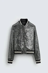 BLOUSON BOMBER PAILLETTES