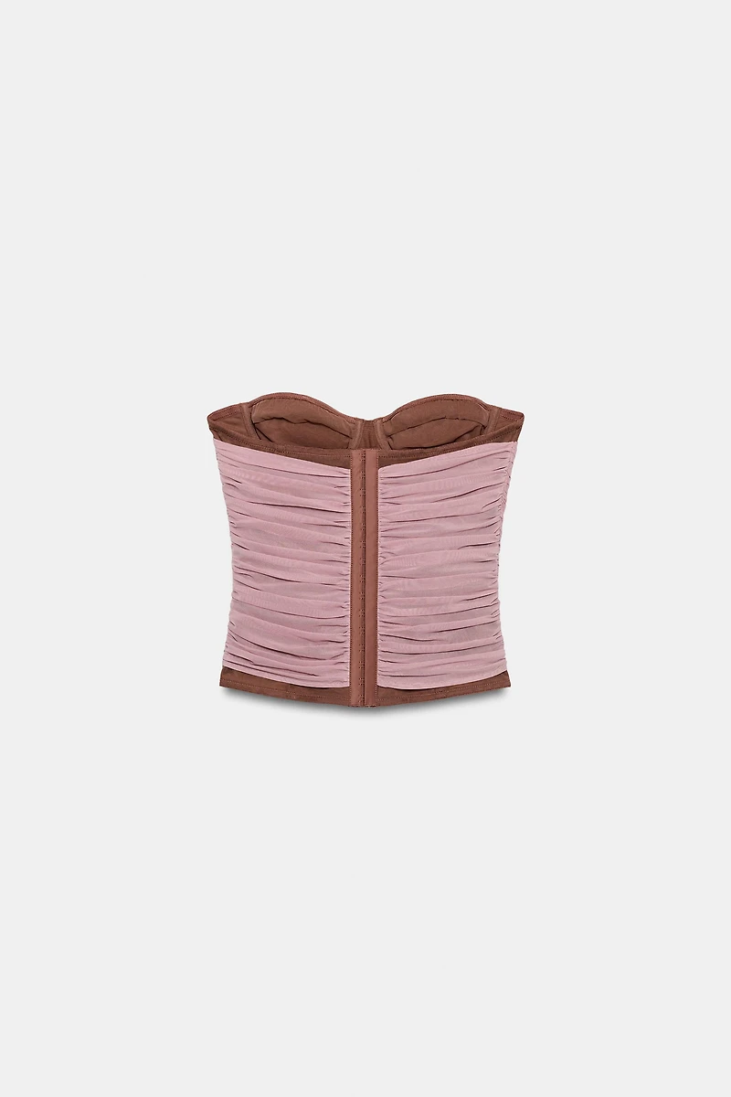 COMBINATION TULLE CORSET