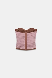 COMBINATION TULLE CORSET