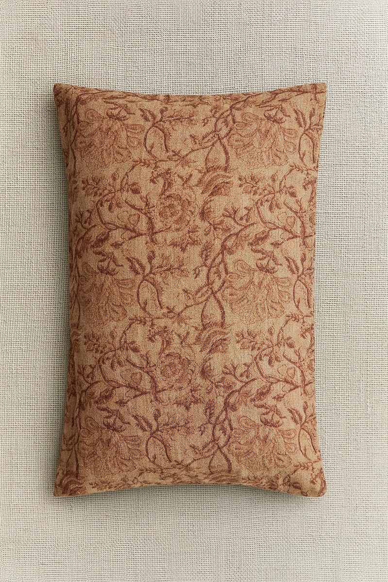 HOUSSE DE COUSSIN FLEURS