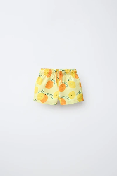 1-6 YEARS/ LEMON PRINT SWIMSUIT