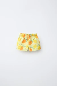 1-6 YEARS/ LEMON PRINT SWIMSUIT