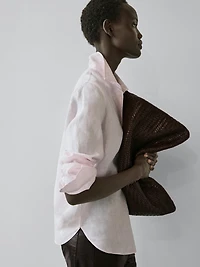 Flowing 100% linen shirt