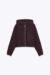 BLOUSON BOMBER À CAPUCHE