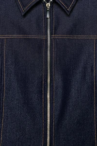 VESTE AVEC SURPIQÛRES À CONTRASTE