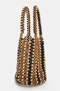 BEADED SHOULDER BAG
