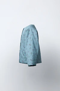 VESTE IMPRIMÉE À FLEURS