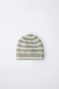 STRIPED KNIT HAT