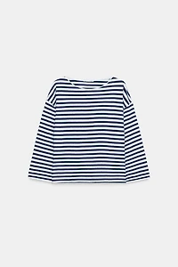 T-SHIRT RUSTIQUE À RAYURES