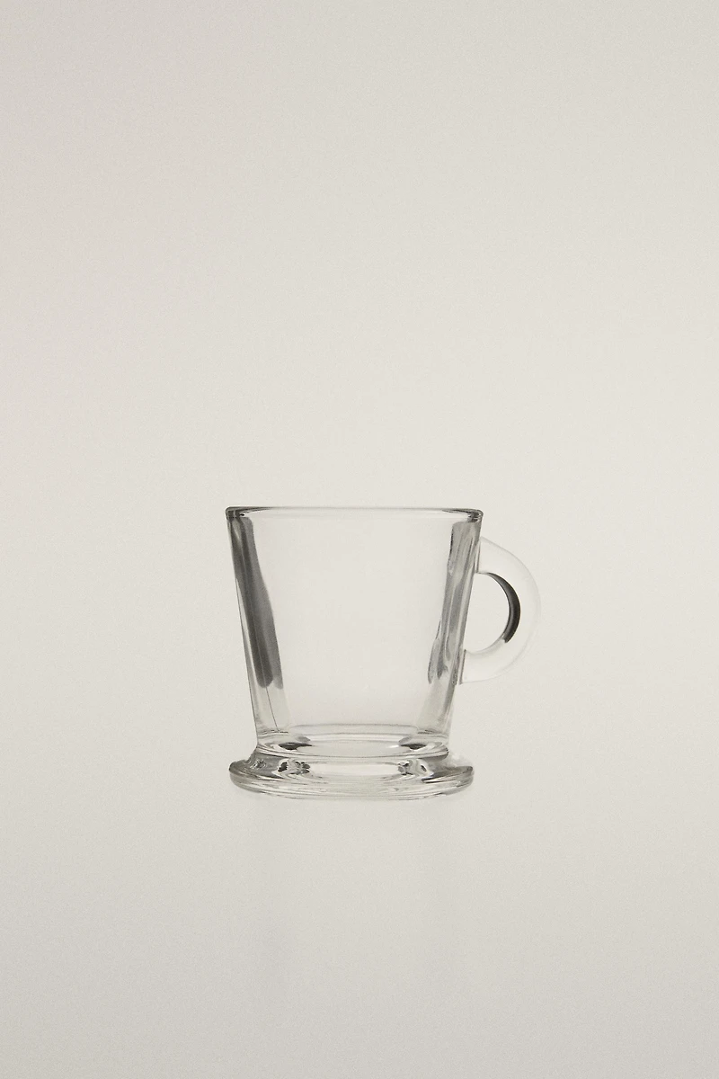 TRANSPARENT GLASS ESPRESSO CUP