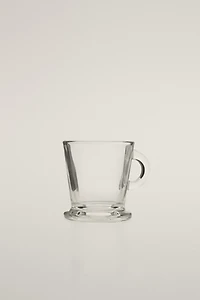 TRANSPARENT GLASS ESPRESSO CUP