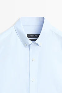 100% cotton regular fit striped shirt