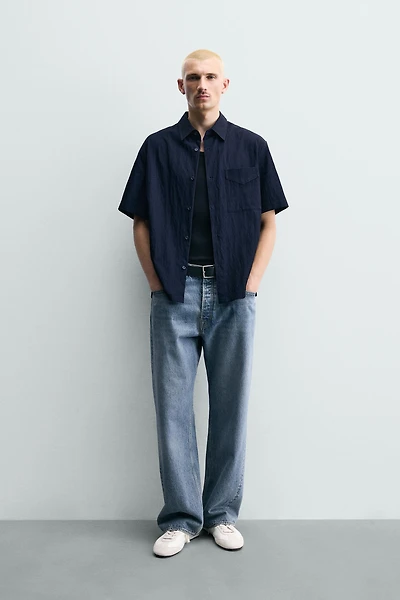 CHEMISE FLUIDE COUPE DÉCONTRACTÉE