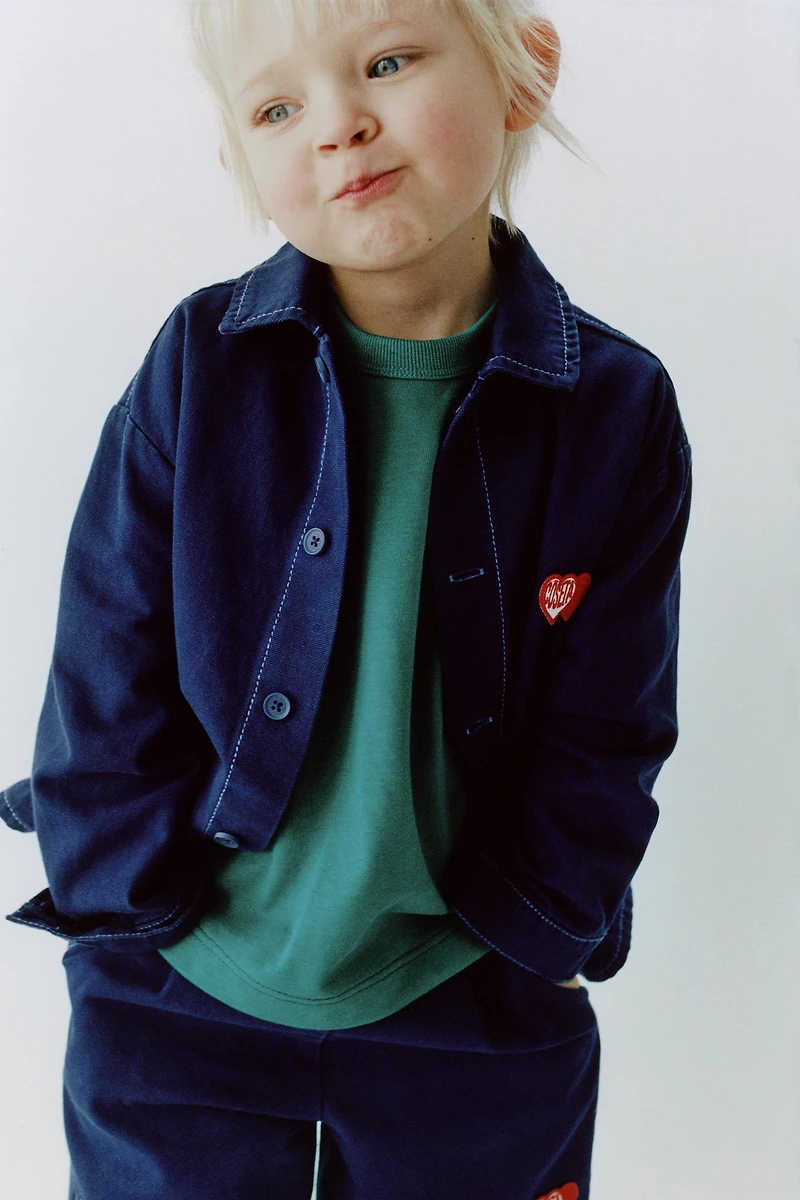 HEART PATCH OVERSHIRT