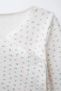 FLORAL T-SHIRT AND LEGGINGS SET