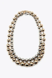 PACK OF 2 COMBINATION BEADED NECKLACES