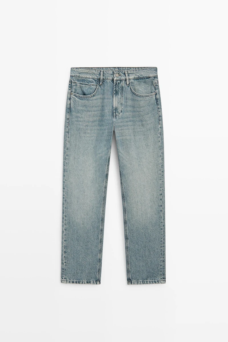 Jean tapered fit désencollé