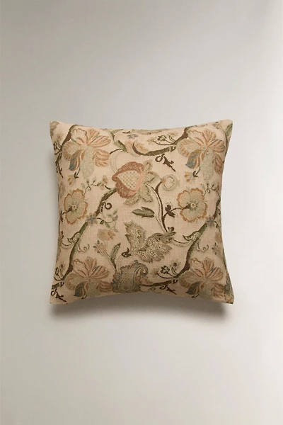 HOUSSE DE COUSSIN FLORAL