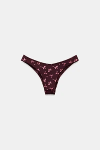 BAS DE BIKINI IMPRIMÉ FLEURS