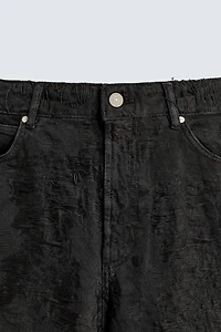 TEXTURED JACQUARD PANTS