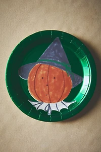 SET OF CHILDREN'S HALLOWEEN PAPER PLATES (SET OF 12)