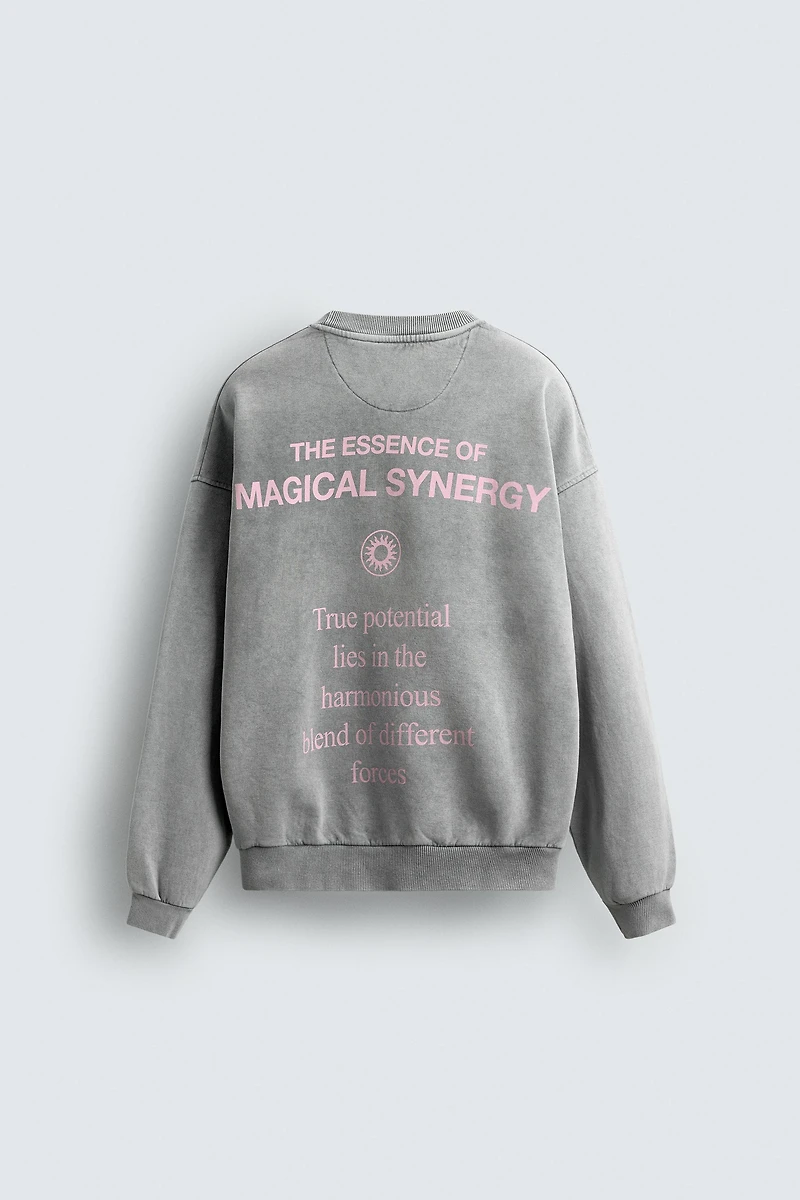 COMBINED PRINT SWEATSHIRT