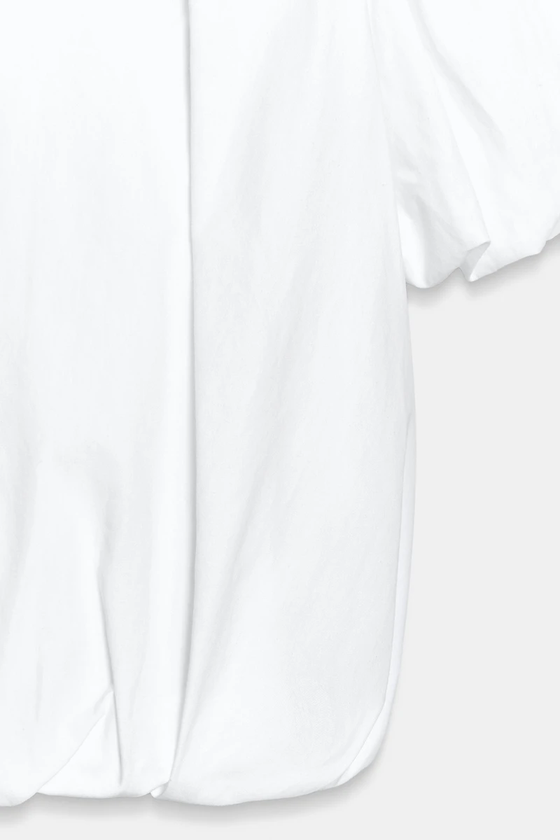 CHEMISE BALLON MANCHES COURTES