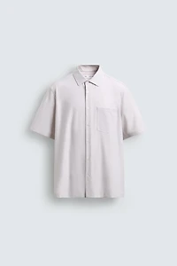 REGULAR FIT TEXTURED SHIRT