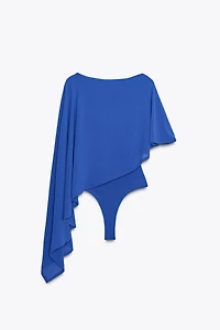 BODY CAPE ASYMÉTRIQUE