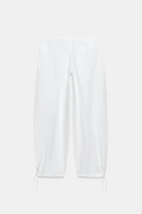 PANTALON LARGE À CORDONS