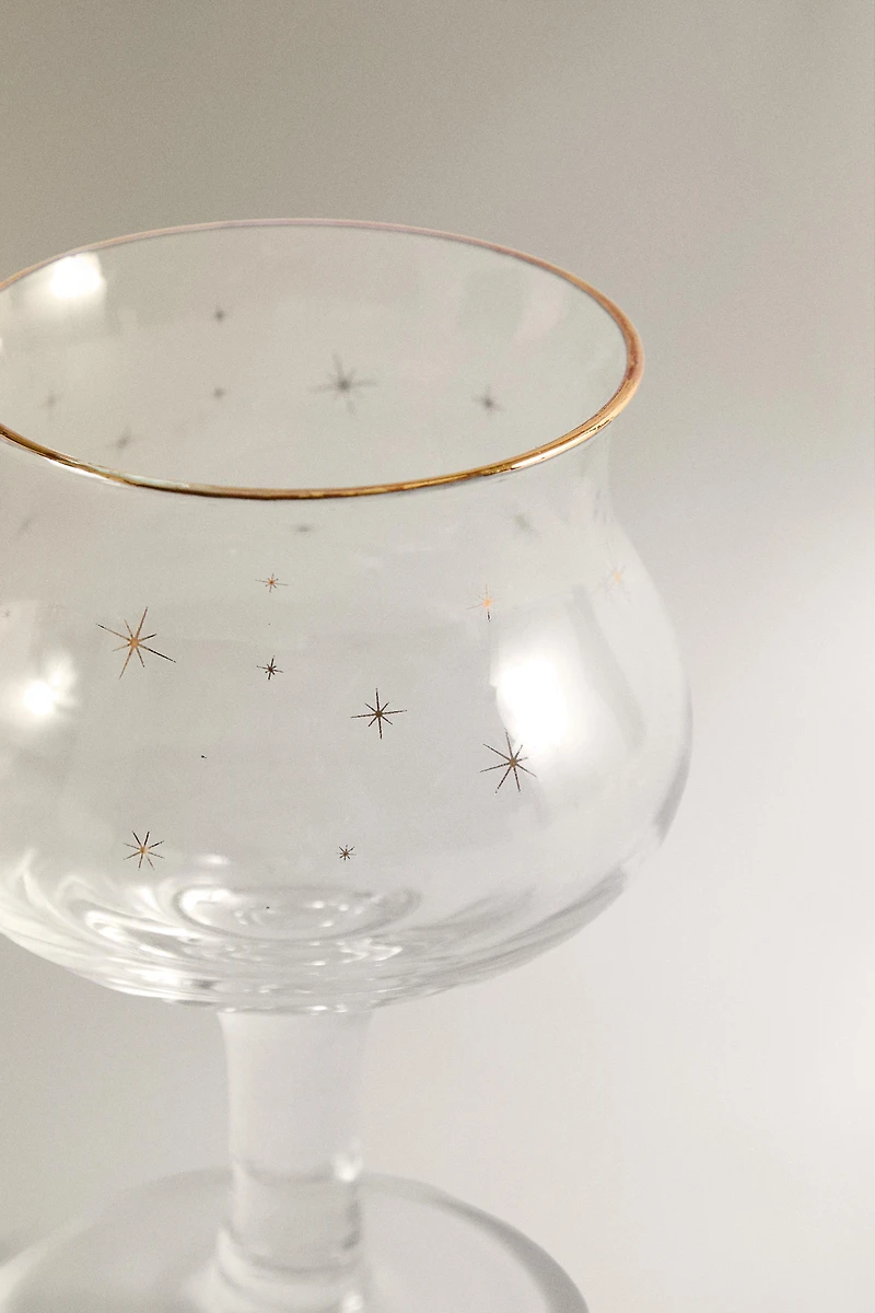 SET OF CHRISTMAS GLASS SHOT GLASSES (SET OF 3)