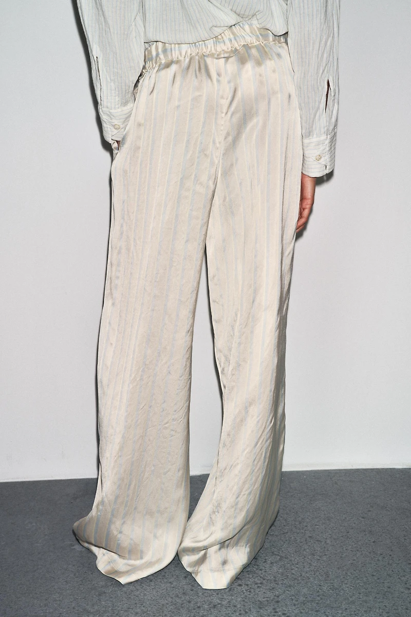 STRIPED PAJAMA PANTS ZW COLLECTION