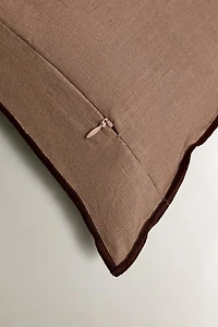 HOUSSE DE COUSSIN OVERLOCK